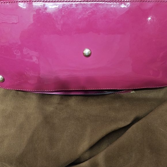 Gucci Magenta Pink Patent Microguccissima Small Nice Top Handle Bag - Picture 10 of 10